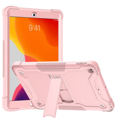 Silicone + PC Shockproof Protective Case with Holder, For iPad 10.2 2021 / 2020 / 2019, For iPad Pro 11 inch 2020, For iPad mini (2019) / mini 4, For iPad 9.7 inch (2017/2018)