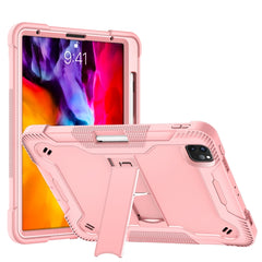 Silicone + PC Shockproof Protective Case with Holder, For iPad 10.2 2021 / 2020 / 2019, For iPad Pro 11 inch 2020, For iPad mini (2019) / mini 4, For iPad 9.7 inch (2017/2018)