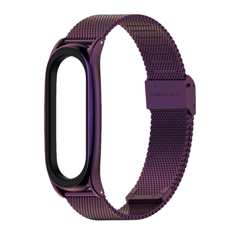 For Xiaomi Mi Band 6 / 5 / 4 / 3 Mijobs Milan Buckle Plus Stainless Steel Replacement Watchband