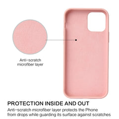 Funda protectora a prueba de golpes de silicona líquida de color sólido, para iPhone 13 Pro, para iPhone 13 Pro Max