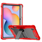 For Samsung Galaxy Tab S6 Lite / Red + Black