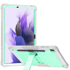 For Samsung Galaxy Tab S7 FE / Gray + Green