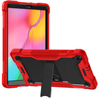 For Samsung Galaxy Tab A 10.1 (2019) / Red + Black