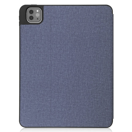 Horizontale Klapphülle aus TPU mit Stoffstruktur, Stiftschlitz und Halter, für iPad Pro 11 Zoll 2021/2020/2018