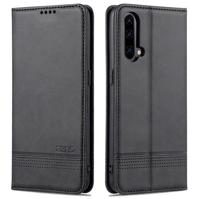 AZNS Magnetic Calf Texture Horizontal Flip Leather Case with Card Slots & Holder & Wallet, For OnePlus Nord CE 5G