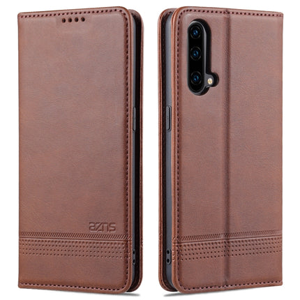 AZNS Magnetic Calf Texture Horizontal Flip Leather Case with Card Slots & Holder & Wallet, For OnePlus Nord CE 5G