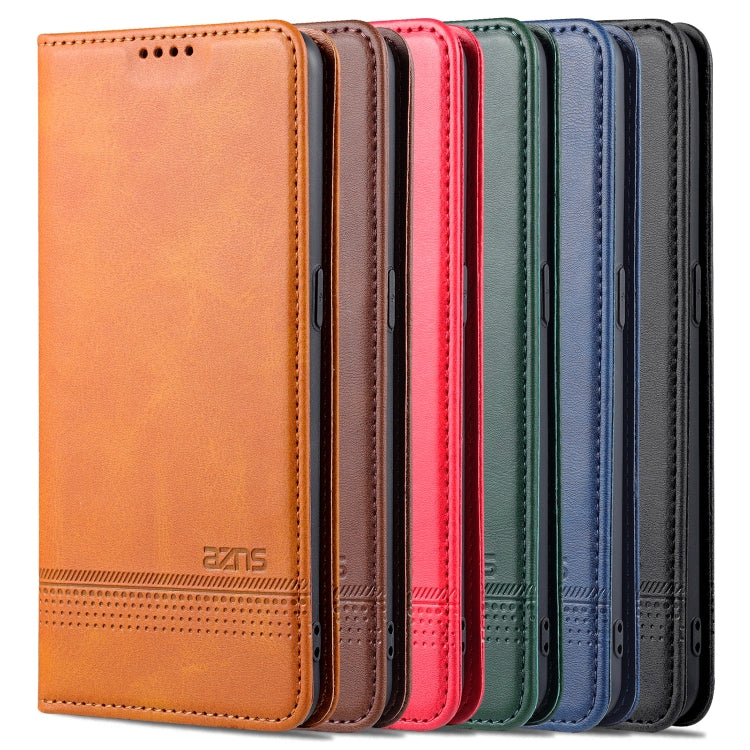 AZNS Magnetic Calf Texture Horizontal Flip Leather Case with Card Slots & Holder & Wallet, For OnePlus Nord CE 5G