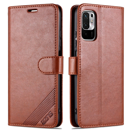 AZNS Sheepskin Texture Horizontal Flip Leather Case with Holder & Card Slots & Wallet, For Xiaomi Poco M3 Pro 5G / Redmi Note 10 5G, For Xiaomi Poco X3 GT / Redmi Note 10 Pro 5G