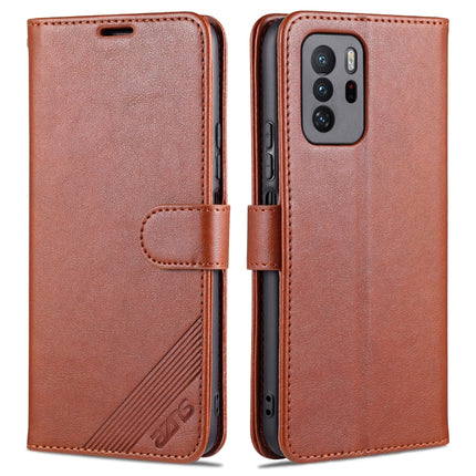 AZNS Sheepskin Texture Horizontal Flip Leather Case with Holder & Card Slots & Wallet, For Xiaomi Poco M3 Pro 5G / Redmi Note 10 5G, For Xiaomi Poco X3 GT / Redmi Note 10 Pro 5G