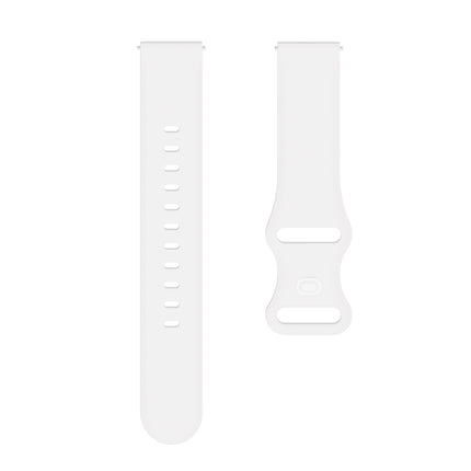 For Amazfit GTS 2e Butterfly Buckle Silicone Replacement Strap Watchband, 20mm, 22mm