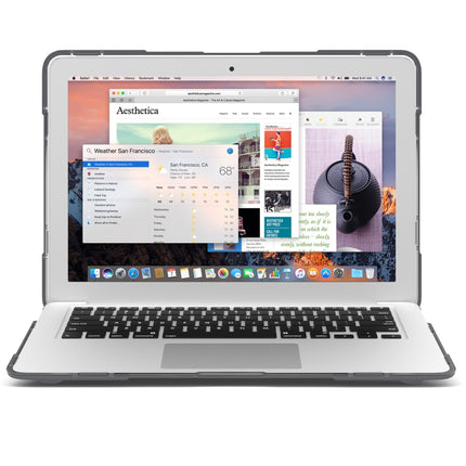 TPU + PC Two-color Anti-fall Laptop Protective Case, For MacBook Air 13.3 inch A1466 / A1369, For MacBook Pro Retina 13.3 inch A1502 / A1425, For MacBook Pro Retina 15.4 inch A1398, For Microsoft Surface Laptop 3 / 4 15 inch����������������������������...