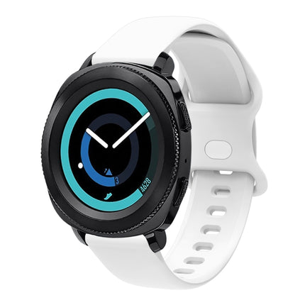 For Xiaomi Haylou RT RS3 LS04 / LS05S Universal Inner Back Buckle Perforation Silicone Replacement Strap Watchband, 20mm, 22mm