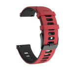 20mm For Garmin Vivoactive 3 / Venu / Red Black