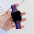 For Apple Watch Series 7  41mm / & 6 & SE & 5 & 4 40mm / Purple Blue Red Silver