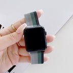 For Apple Watch Series  7  45mm / & 6 & SE & 5 & 4 44mm / Silver Grey Green Black