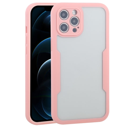 Funda protectora a prueba de golpes de cobertura total de 360 ​​grados de acrílico + TPU para iPhone 12 Pro Max