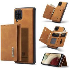 DG.MING M1 Series 3-Fold Multi Card Wallet  Back Cover Shockproof Case with Holder Function, For Samsung Galaxy A12 5G, For Samsung Galaxy A21s, For Samsung Galaxy A22 5G, For Samsung Galaxy S21