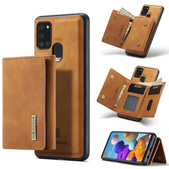 DG.MING M1 Series 3-Fold Multi Card Wallet  Back Cover Shockproof Case with Holder Function, For Samsung Galaxy A12 5G, For Samsung Galaxy A21s, For Samsung Galaxy A22 5G, For Samsung Galaxy S21