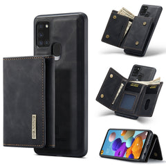 DG.MING M1 Series 3-Fold Multi Card Wallet  Back Cover Shockproof Case with Holder Function, For Samsung Galaxy A12 5G, For Samsung Galaxy A21s, For Samsung Galaxy A22 5G, For Samsung Galaxy S21