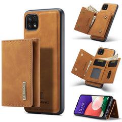 DG.MING M1 Series 3-Fold Multi Card Wallet  Back Cover Shockproof Case with Holder Function, For Samsung Galaxy A12 5G, For Samsung Galaxy A21s, For Samsung Galaxy A22 5G, For Samsung Galaxy S21