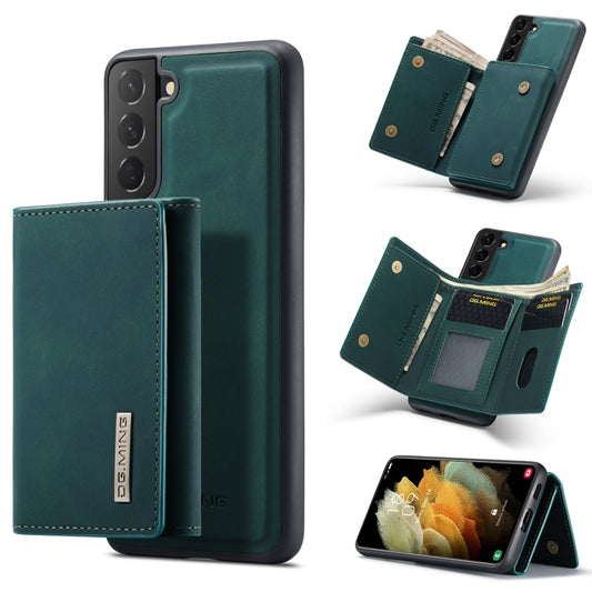DG.MING M1 Series 3-Fold Multi Card Wallet  Back Cover Shockproof Case with Holder Function, For Samsung Galaxy S21 FE, For Samsung Galaxy S21+
