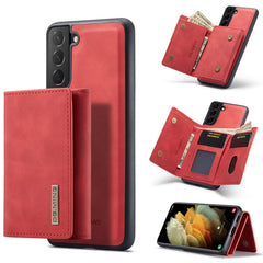 DG.MING M1 Series 3-Fold Multi Card Wallet  Back Cover Shockproof Case with Holder Function, For Samsung Galaxy S21 FE, For Samsung Galaxy S21+