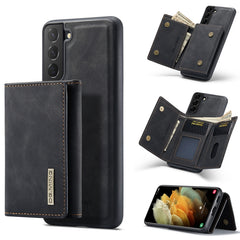 DG.MING M1 Series 3-Fold Multi Card Wallet  Back Cover Shockproof Case with Holder Function, For Samsung Galaxy S21 FE, For Samsung Galaxy S21+