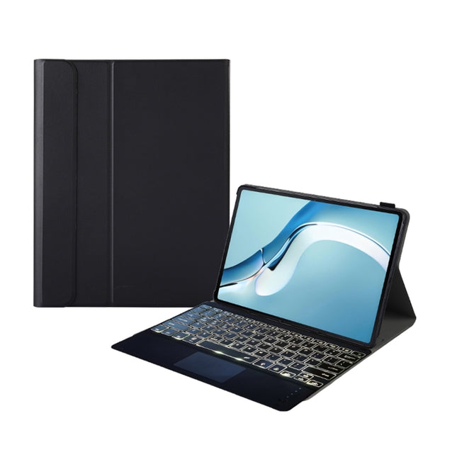 For Huawei MatePad Pro 12.6 2021 Sheep Texture Ultra-thin Backlight Bluetooth Keyboard Horizontal Flip Leather Case with Holder & Touchpad, A126-AS