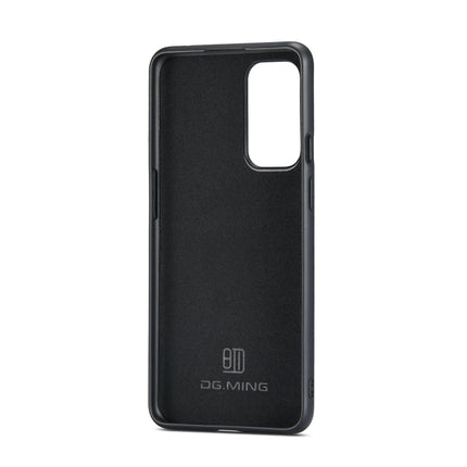 DG.MING M1 Series 3-Fold Multi Card Wallet + Magnetic Back Cover Shockproof Case with Holder Function, For OnePlus 9 Pro, For OnePlus 9 (EU/NA)