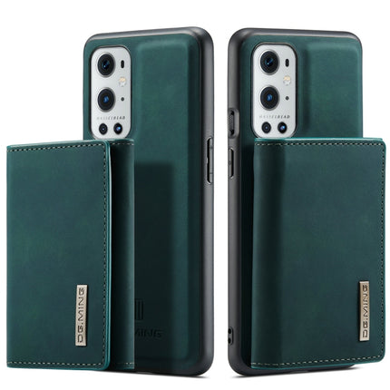 DG.MING M1 Series 3-Fold Multi Card Wallet + Magnetic Back Cover Shockproof Case with Holder Function, For OnePlus 9 Pro, For OnePlus 9 (EU/NA)