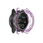 For Garmin Fenix 6 / 6 Pro / Transparent Purple
