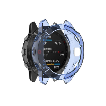 Smart Watch Half Coverage TPU Protective Case, For Garmin Fenix 6 / 6 Pro, For Garmin Fenix 6S / 6S Pro, For Garmin Fenix 6X / 6X Pro