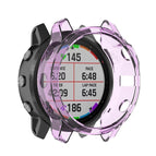 For Garmin Fenix 6S / 6S Pro / Transparent Purple