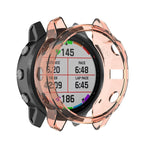 For Garmin Fenix 6S / 6S Pro / Transparent Orange
