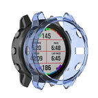 For Garmin Fenix 6S / 6S Pro / Transparent Blue