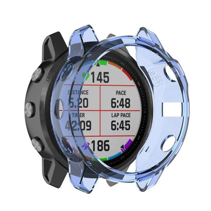 Smart Watch Half Coverage TPU Protective Case, For Garmin Fenix 6 / 6 Pro, For Garmin Fenix 6S / 6S Pro, For Garmin Fenix 6X / 6X Pro