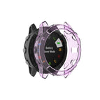 For Garmin Fenix 6X / 6X Pro / Transparent Purple