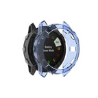 For Garmin Fenix 6X / 6X Pro / Transparent Blue