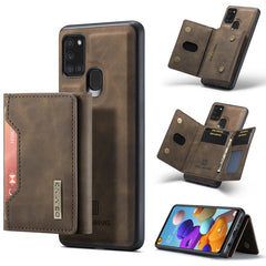 DG.MING M2 Series 3-Fold Multi Card Bag Back Cover Shockproof Case with Wallet & Holder Function, For Samsung Galaxy A12 5G, For Samsung Galaxy A21s, For Samsung Galaxy A22 5G, For Samsung Galaxy S21