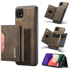 DG.MING M2 Series 3-Fold Multi Card Bag Back Cover Shockproof Case with Wallet & Holder Function, For Samsung Galaxy A12 5G, For Samsung Galaxy A21s, For Samsung Galaxy A22 5G, For Samsung Galaxy S21