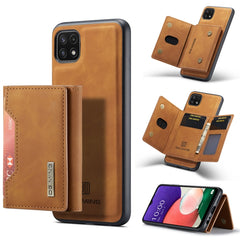 DG.MING M2 Series 3-Fold Multi Card Bag Back Cover Shockproof Case with Wallet & Holder Function, For Samsung Galaxy A12 5G, For Samsung Galaxy A21s, For Samsung Galaxy A22 5G, For Samsung Galaxy S21