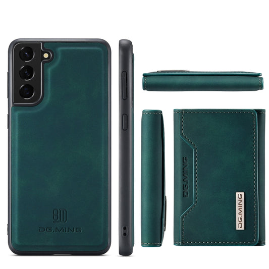 DG.MING M2 Series 3-Fold Multi Card Bag Back Cover Shockproof Case with Wallet & Holder Function, For Samsung Galaxy S21 FE, For Samsung Galaxy S21+