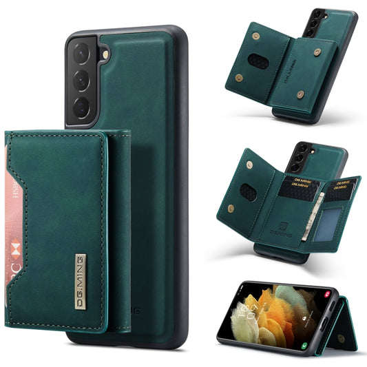 DG.MING M2 Series 3-Fold Multi Card Bag Back Cover Shockproof Case with Wallet & Holder Function, For Samsung Galaxy S21 FE, For Samsung Galaxy S21+