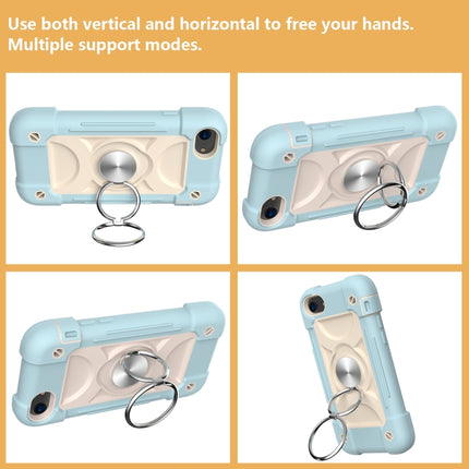 Shockproof Silicone + PC Protective Case with Dual-Ring Holder, For iPhone 6/6s/7/8/SE 2022 / SE 2020, For iPhone 6 Plus/6s Plus/7 Plus/8 Plus