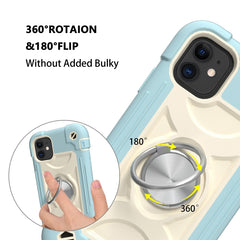 Shockproof Silicone + PC Protective Case with Dual-Ring Holder, For iPhone 11 Pro, For iPhone 11 Pro Max, For iPhone 12 mini