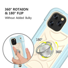 Shockproof Silicone + PC Protective Case with Dual-Ring Holder, For iPhone 12 mini, For iPhone 12 / 12 Pro