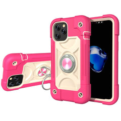 Shockproof Silicone + PC Protective Case with Dual-Ring Holder, For iPhone 11 Pro, For iPhone 11 Pro Max, For iPhone 12 mini