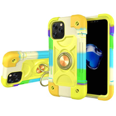 Shockproof Silicone + PC Protective Case with Dual-Ring Holder, For iPhone 11 Pro, For iPhone 11 Pro Max, For iPhone 12 mini