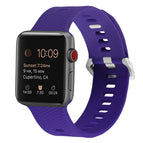 7 41mm / 6 & SE & 5 & 4 40mm / 3 & 2 & 1 38mm / Dark Purple