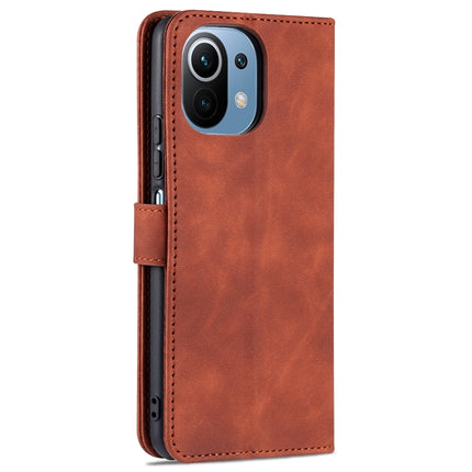 AZNS Skin Feel Calf Texture Horizontal Flip Leather Case with Card Slots & Holder & Wallet, For Xiaomi Mi 11 Lite, For Xiaomi Mi 11 Ultra